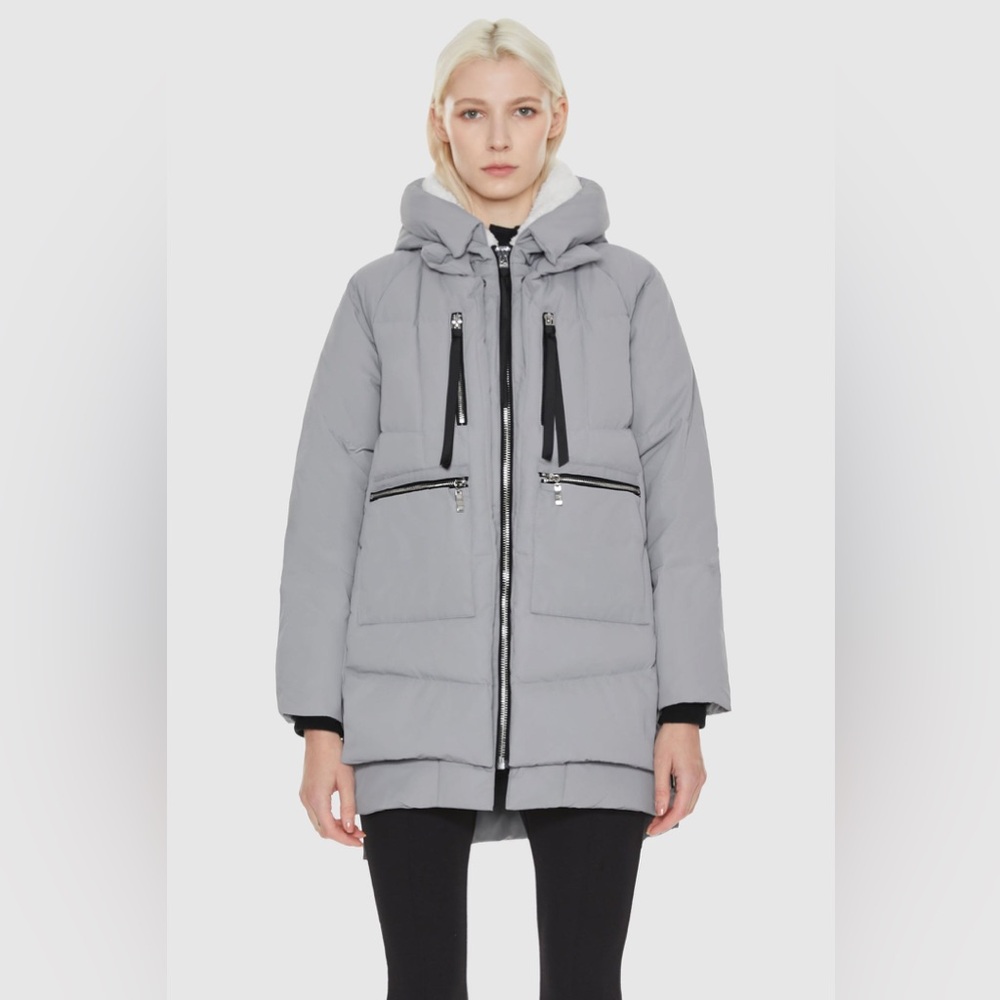 Orolay Women's Thickened Down Hooded Puffer Jacket size Small